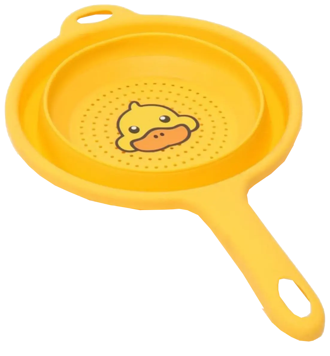 مصفى مدوره سيلكون بطوط ، اصفر ، 74-7