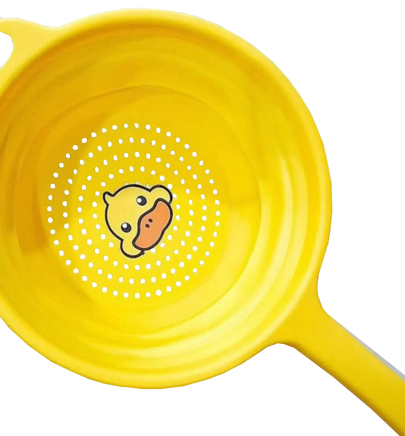 مصفى مدوره سيلكون بطوط ، اصفر ، 74-7