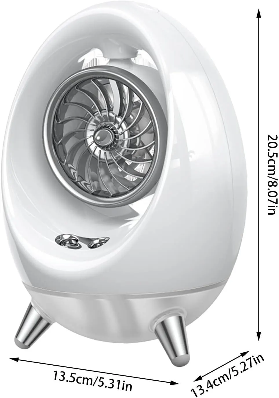 desk fan Multi-purpose , white