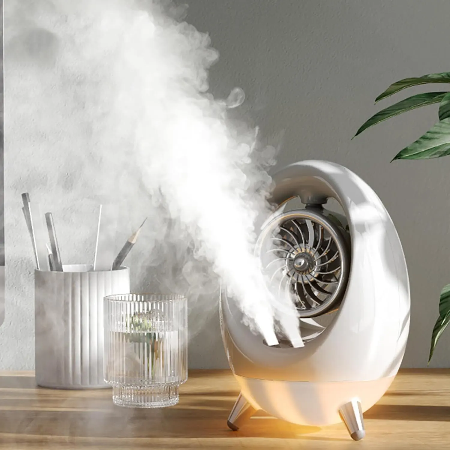 desk fan Multi-purpose , white