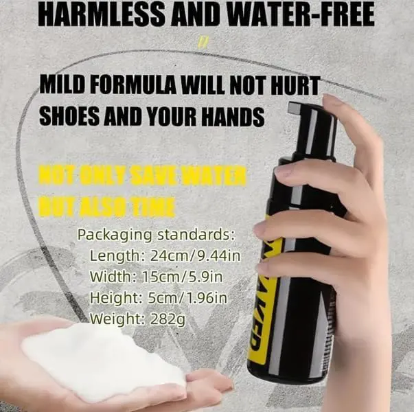 Sneaker Cleaning Kit, Waterless Foaming Cleaner