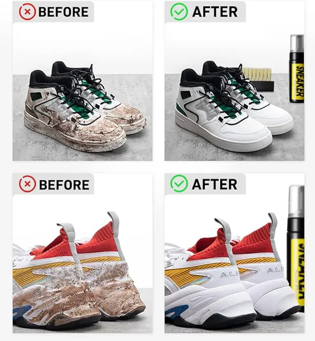 Sneaker Cleaning Kit, Waterless Foaming Cleaner