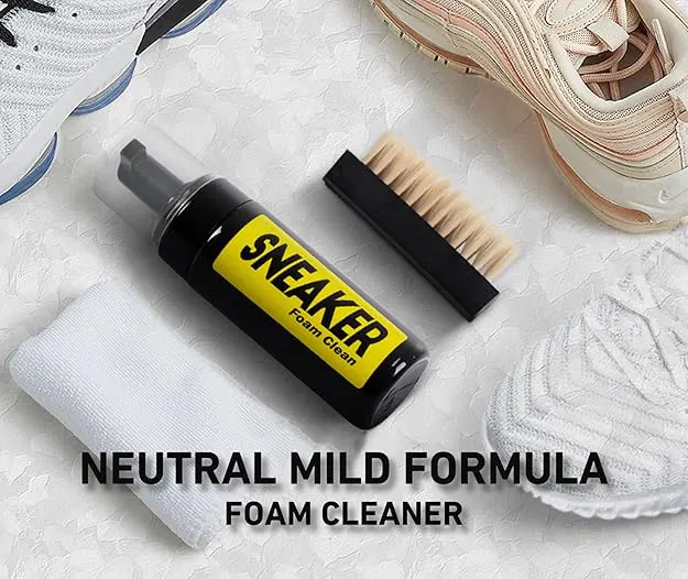 Sneaker Cleaning Kit, Waterless Foaming Cleaner