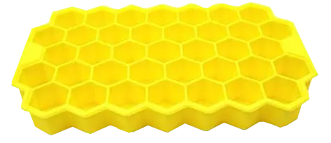 قالب ثلج سيلكون شكل خلية ، الوان متعددة ، 1113