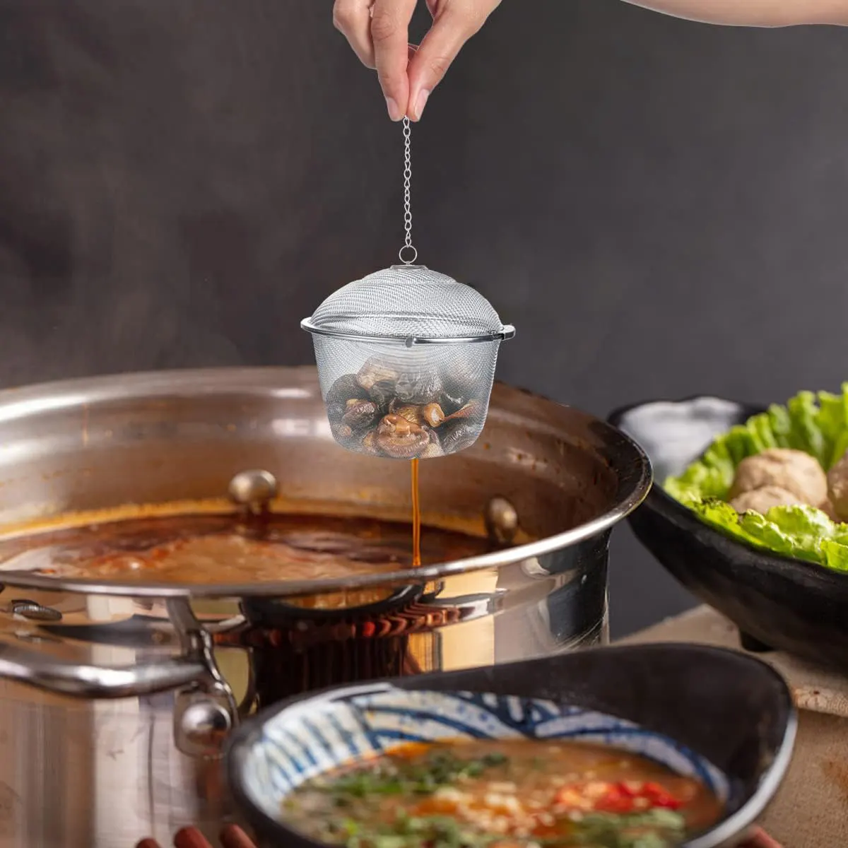 صفايه اعشاب شبكية من الستانلس ستيل