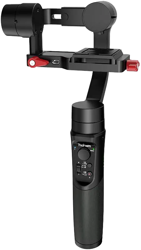 جيمبال حامل ومثبت كاميرا هوهيم اي ستيدي ، 3 محاور، يدعم تركيب الكاميرات الرقمية او كاميرا الأكشن او الهاتف، أسود