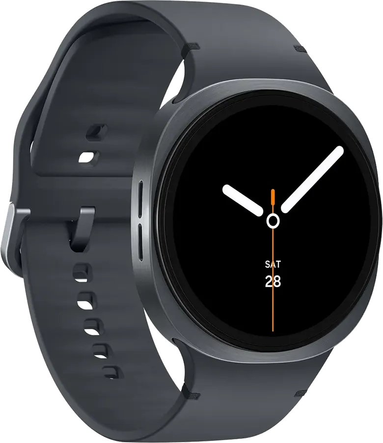 ساعة سامسونج جالاكسي ووتش 8 الذكية، شاشة سوبر أموليد، 44 مم، بلوتوث 5.3، سعة تخزين 32 جيجا، تدعم nfc، مقاومة للماء ip68، جرافيت، SM-L330NDAAMEA