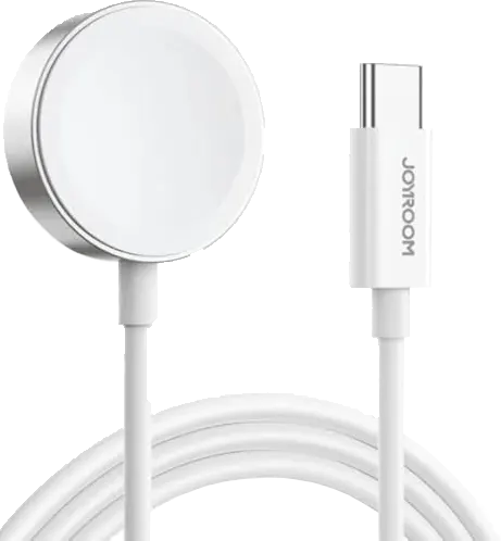 كابل شحن ماجناتيك أبل واتش من جوي روم ، 1.2 متر، أبيض ، 2.5 وات ، S-IW004
