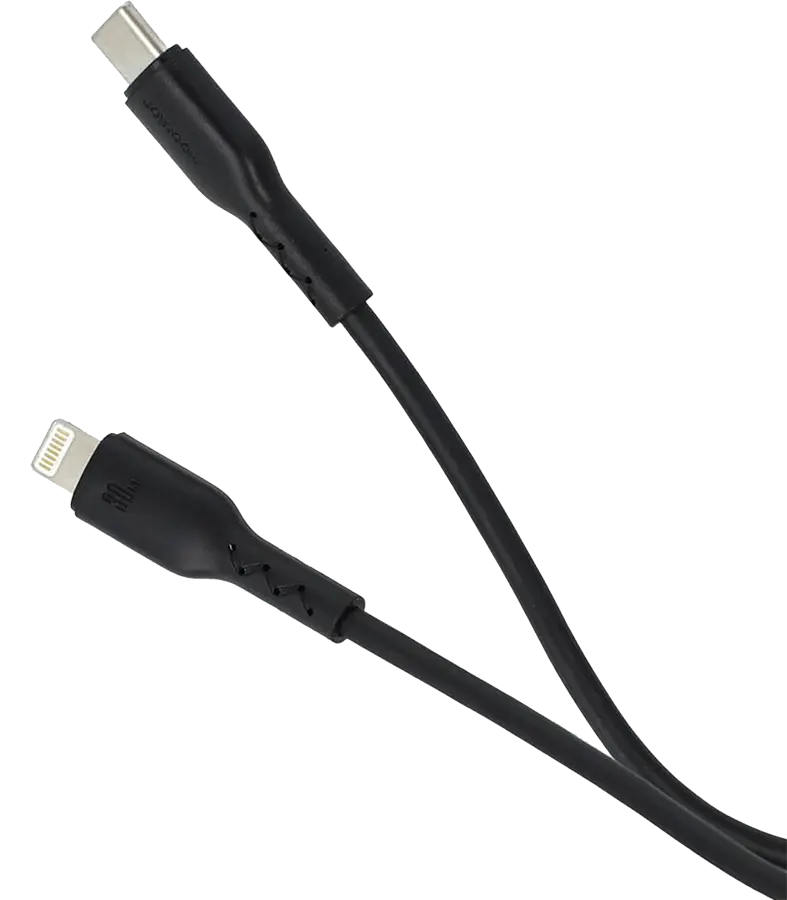 كابل بيانات سريع جوي روم ، 30 وات ، (Type-C إلى Lightning) ، 1 متر، أسود ، SA26-CL3