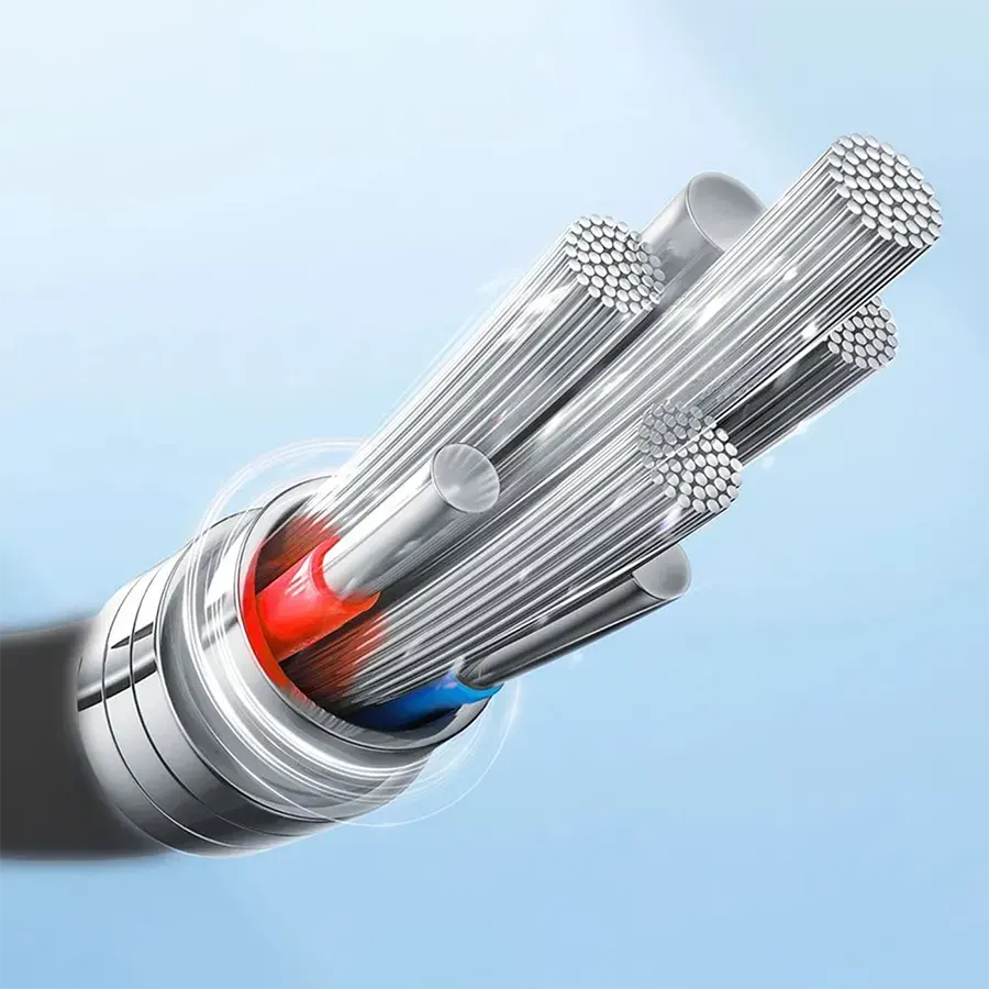 كابل بيانات سريع جوي روم ، 30 وات ، (Type-C إلى Lightning) ، 1 متر، أسود ، SA26-CL3