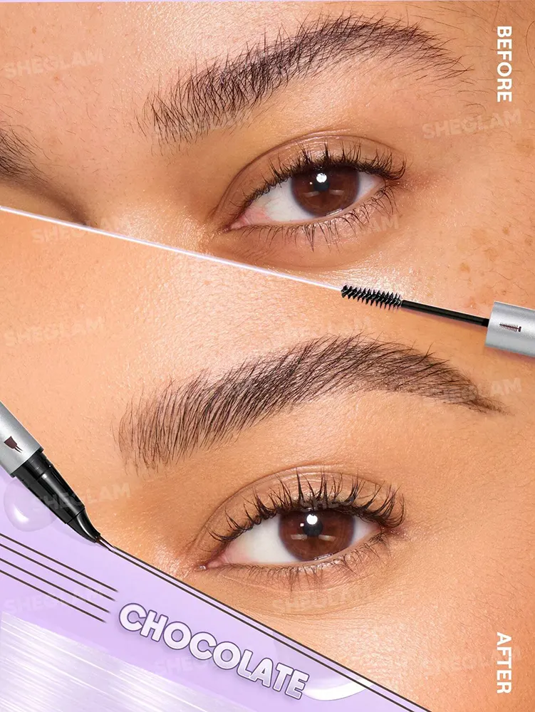 قلم الحواجب ريال فلو لامينيتينج من شيجلام، شوكولاتة