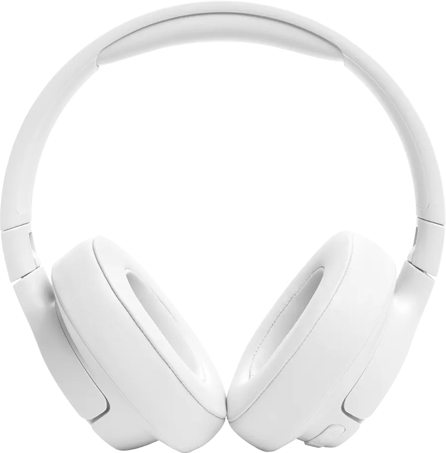 JBL TUNE Wireless Headphones, Bluetooth V5.3, Fast Charging, 76-Hour Battery, Foldable, White, 720BT