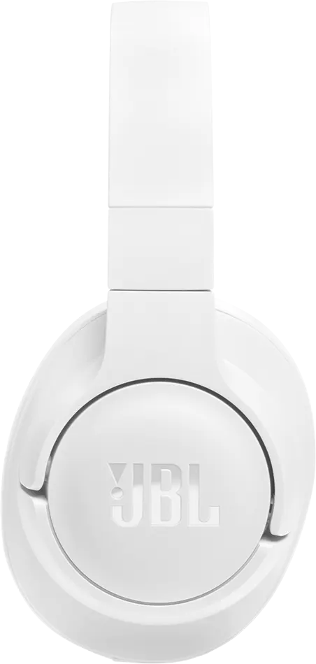 JBL TUNE Wireless Headphones, Bluetooth V5.3, Fast Charging, 76-Hour Battery, Foldable, White, 720BT