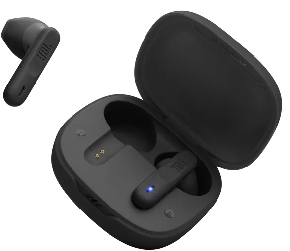 JBL Wave Flex Earbuds, Bluetooth 5.2, Black, Water Resistant, JBLWFLEXBLK