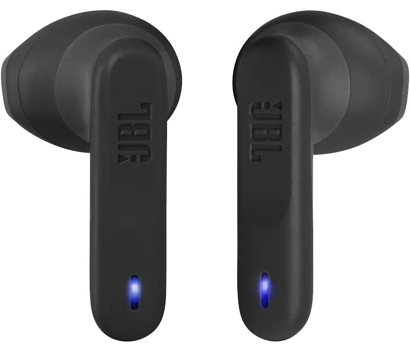 JBL Wave Flex Earbuds, Bluetooth 5.2, Black, Water Resistant, JBLWFLEXBLK