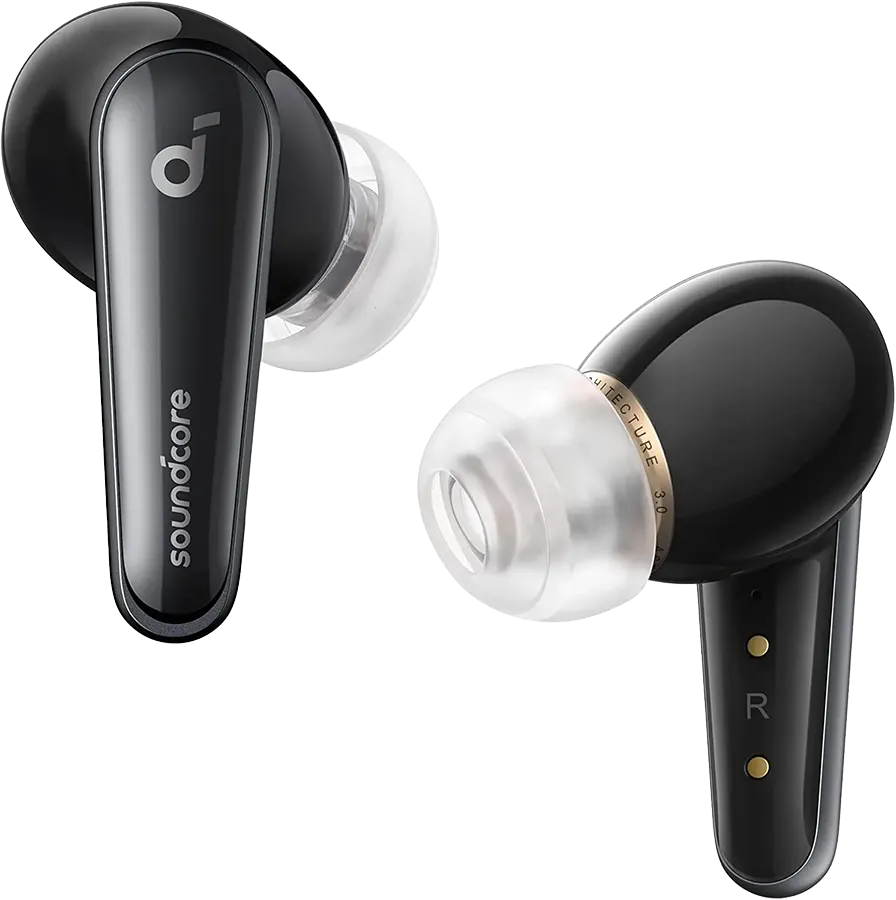 Anker Soundcore Liberty 4 Earphones, Bluetooth 5.3, IPX4 Water Resistant, ANC Support, 28 Hours Playtime, Black, A3953011