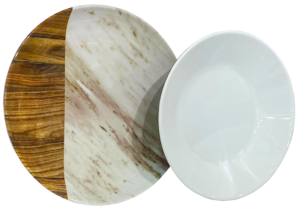 Rana Round Melamine Set, 40 Pieces, 0003