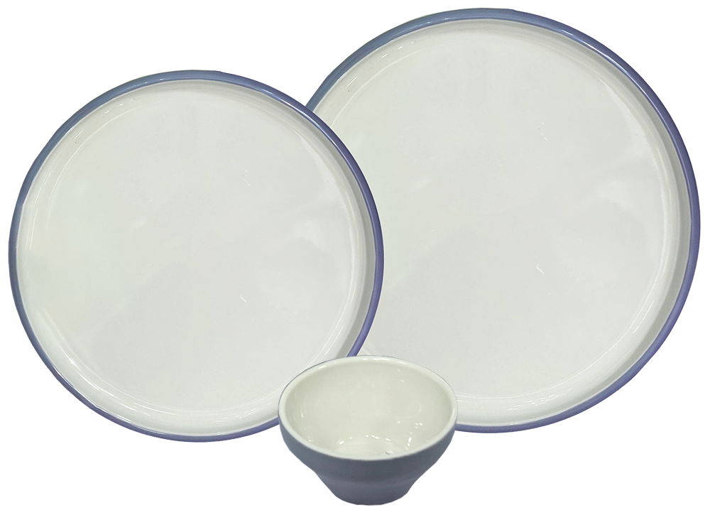 طقم ميلامين رنا مدور ، 40 قطعة ، 0004