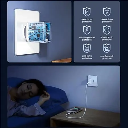Joyroom Charger, 20W, with Type-C to Type-C Cable, White, 1m, JR-TCF20