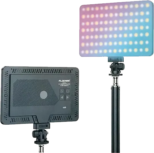 مصباح إضاءة تصوير LED من بلوكاما، 20 وات، اضاءة RGB، من 2700 الى 5700 كلفن، وقت تشغيل 90 دقيقة، U480 PRO