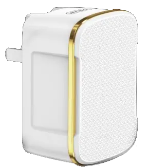 شاحن جوي روم بتقنية لايتنينج ، 30 وات ، 3 منافذ ، ابيض ، L-2AQ30S