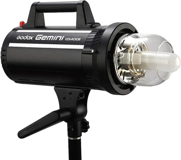 Godox Gemini Monolight Studio Flash, 400W, 220V, 5600K, 2.4GHz Connection, LCD Screen, Black, GS400II