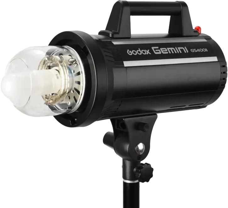 Godox Gemini Monolight Studio Flash, 400W, 220V, 5600K, 2.4GHz Connection, LCD Screen, Black, GS400II