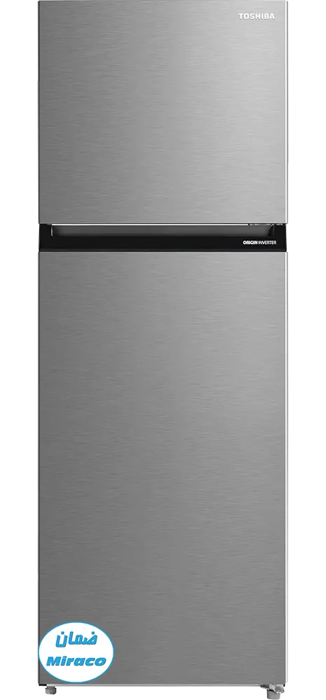 ثلاجة توشيبا نوفروست، 2 باب، 411 لتر، انفرتر، فلتر بيور بايو، لون سيلفر، GR-RT558WE-PMN(57) ( ضمان ميراكو )
