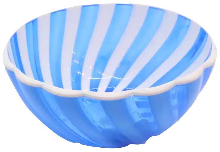 Titiz plastic round bowl, 1.6 litres, blue, 9191