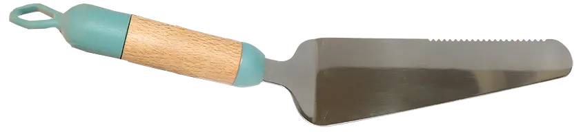 شيالة حلاويات استانلس ، يد خشبية ، موديل 86