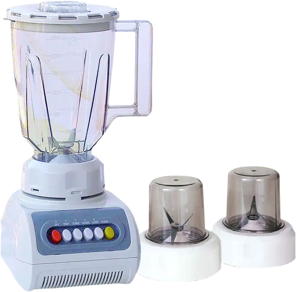 Misr International Blender 350 Watts, 1.5 Liter Capacity, 2 Mills, White, SH999