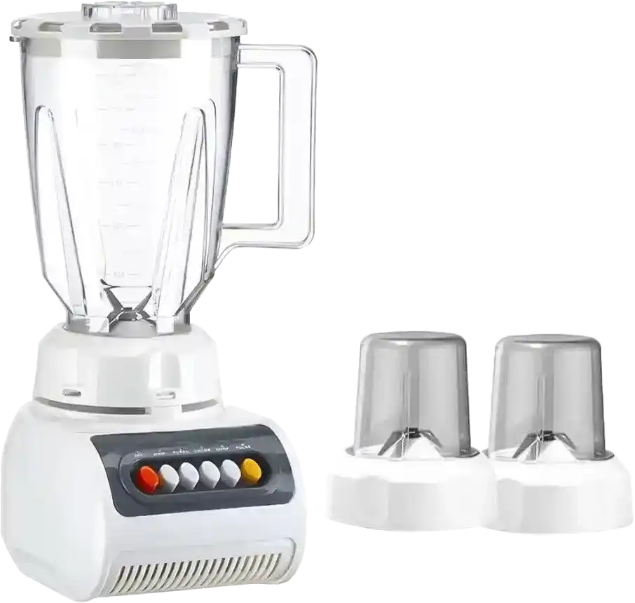Misr International Blender 350 Watts, 1.5 Liter Capacity, 2 Mills, White, SH999