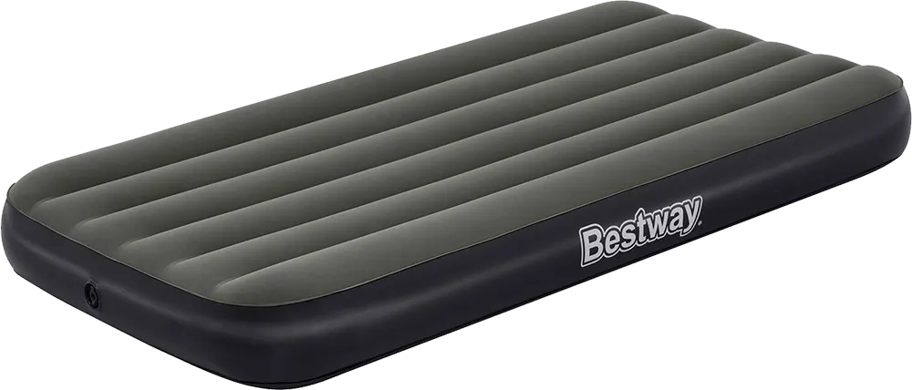Bestway Tritec Single Inflatable Air Mattress, 188 x 99 x 25 cm, Black, 6713L