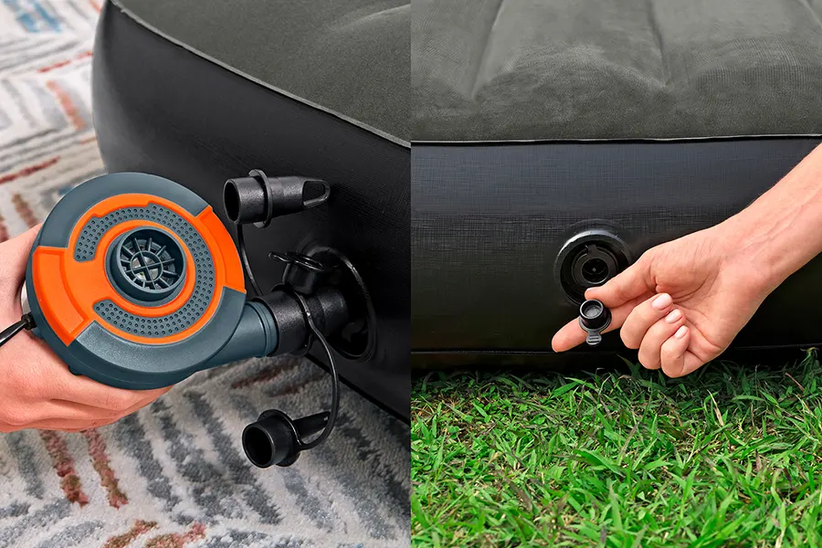 Bestway Tritec Single Inflatable Air Mattress, 188 x 99 x 25 cm, Black, 6713L