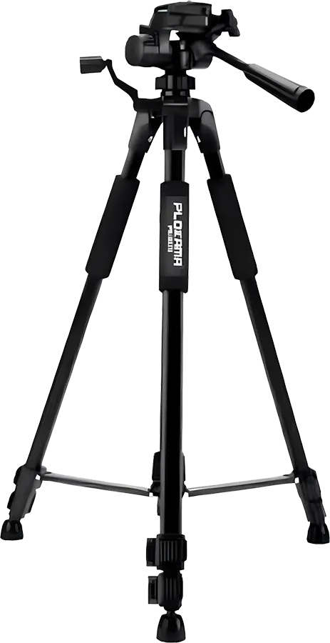 حامل ثلاثي للهاتف من بلوكاما، ارتفاع حتى 150 سم، قابل للطي، دوران 360 درجة، اسود، PK-9950