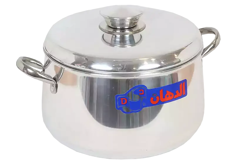 Eldahan Aluminum Pompe Pot with Stainless Steel , Size 30, Silver