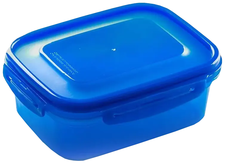 Medstar Plastic Lunch Box, 620 ml, Blue