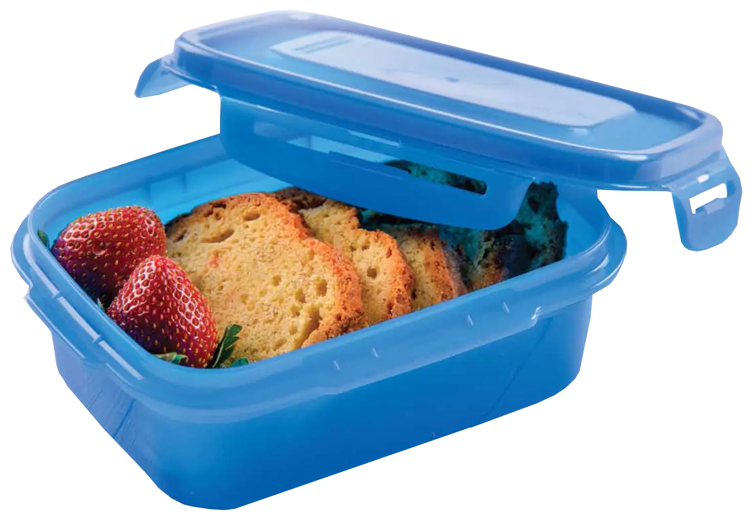 Medstar Plastic Lunch Box, 620 ml, Blue