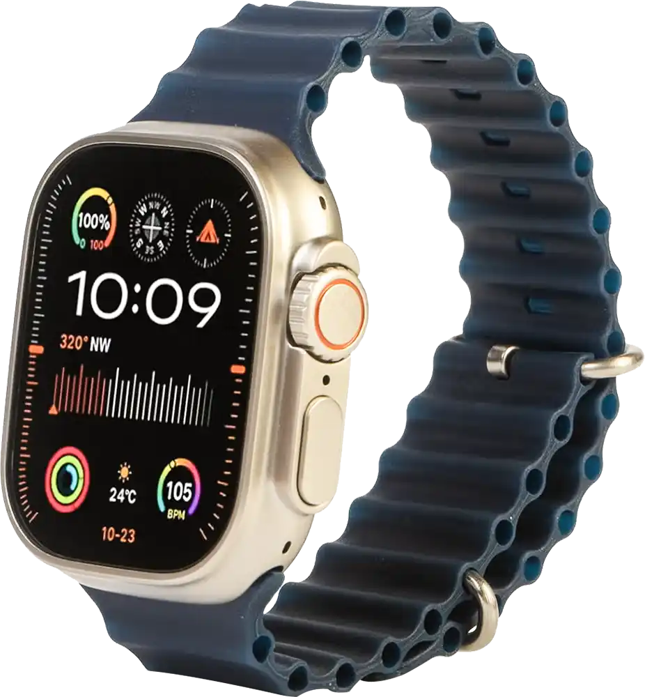 ساعة ذكية كونكت مي ​​X9 بلس ماكس مقاس 49 مم، هيكل من الألومنيوم، حزامان، مقاومة للماء، لون رمادي فضائي