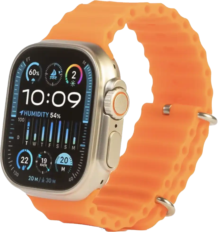 ساعة ذكية كونكت مي ​​X9 بلس ماكس مقاس 49 مم، هيكل من الألومنيوم، حزامان، مقاومة للماء، لون رمادي فضائي