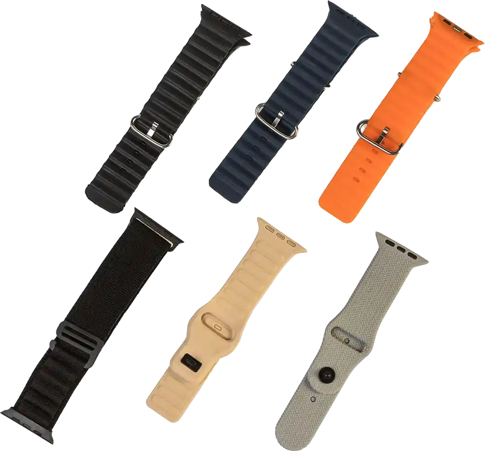 ساعة ذكية كونكت مي ​​X9 بلس ماكس مقاس 49 مم، هيكل من الألومنيوم، حزامان، مقاومة للماء، لون رمادي فضائي