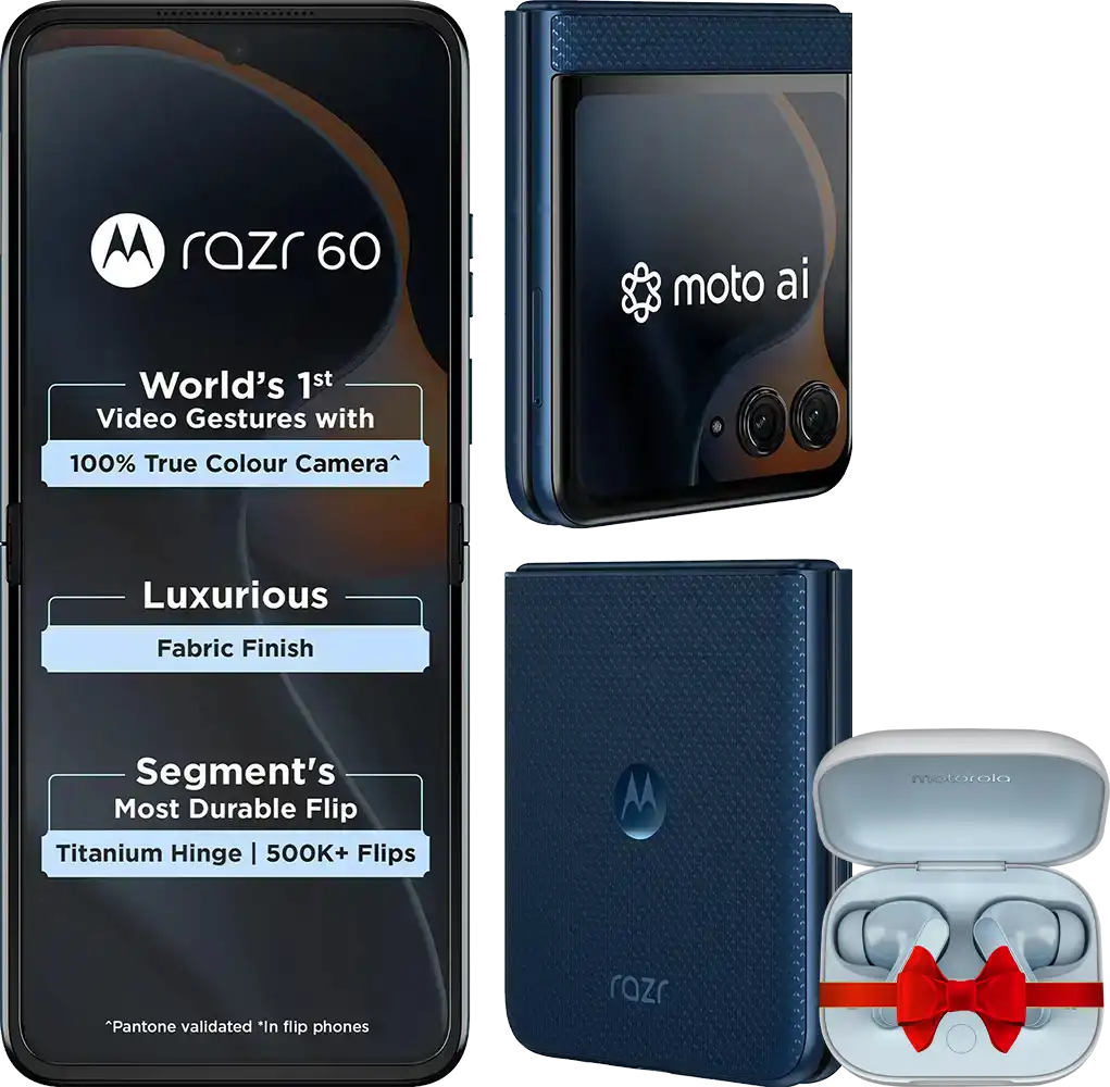 موتورولا رازر 60 ، ثنائي الشريحة، ذاكرة 256 جيجابايت، رامات 8 جيجابايت، شبكة الجيل الخامس، أزرق