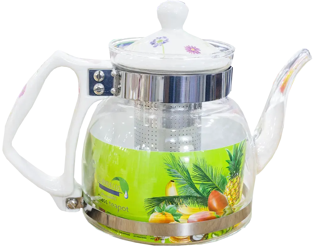 براد شاي بيركس بيد بورسلين الاندلس ،1400 مل ،شفاف