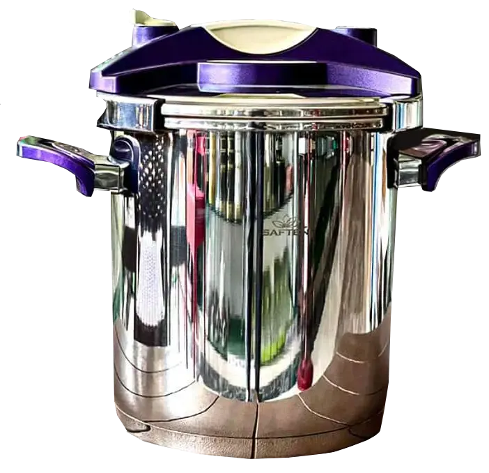 حلة ضغط استانلس البركة سافتن، سعة 9 لتر