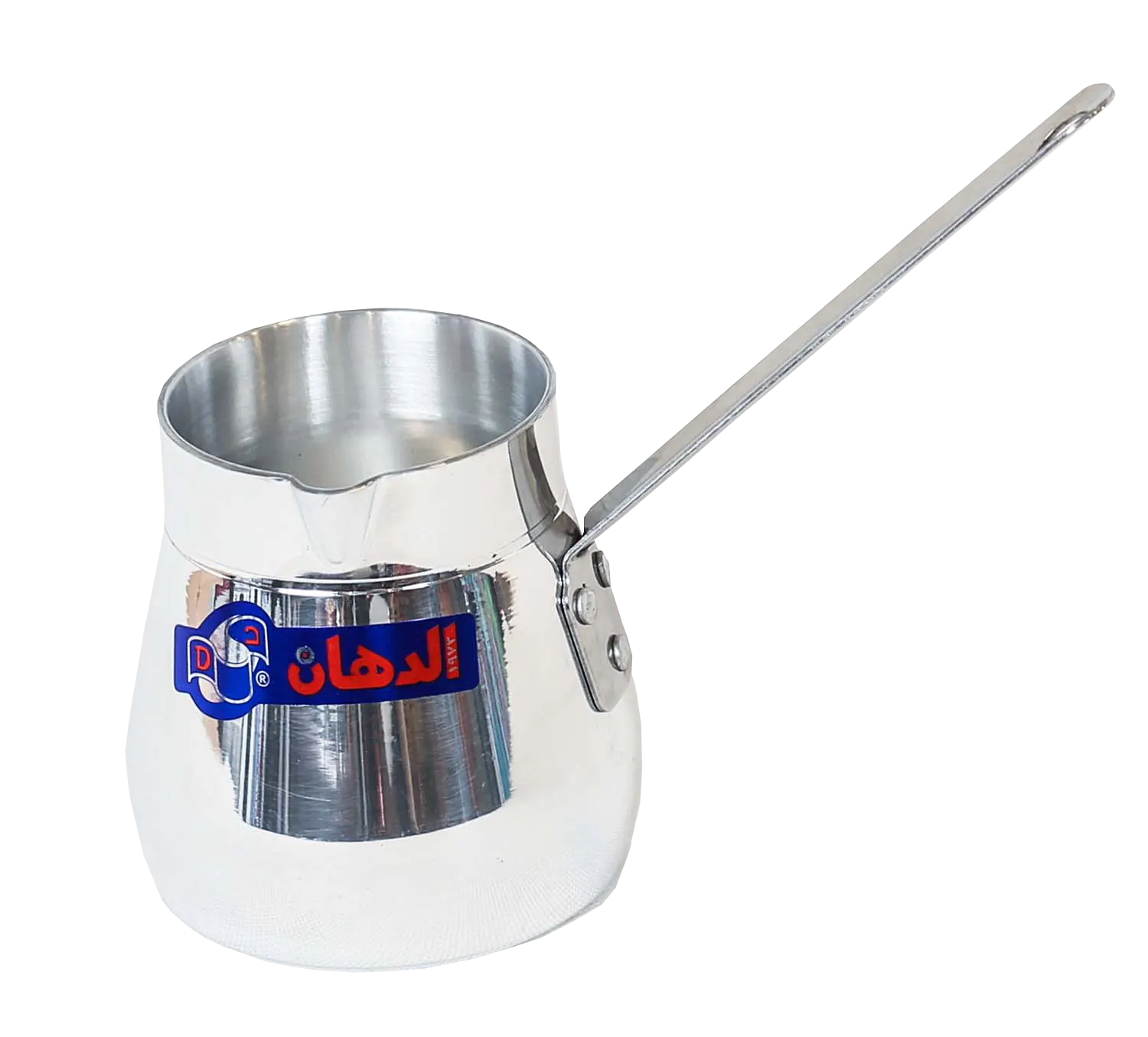 El Dahan Aluminum Tea Pot with Stainless Handle, Size 5 - Silver