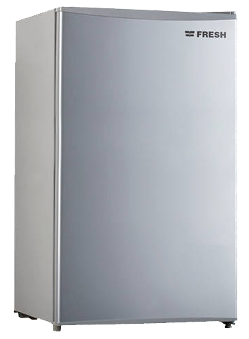 ثلاجة ميني بار فريش ، 95 لتر ، باب واحد ، مقبض داخلى ، إضاءة داخلية ، سيلفر ،  FMB-140