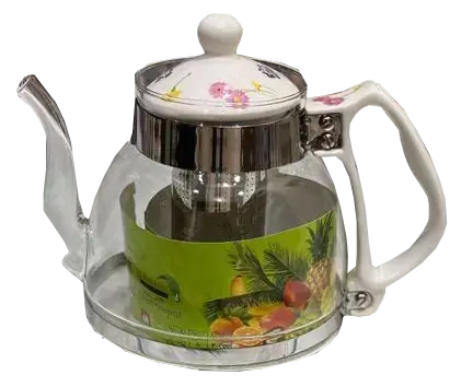 براد شاي بيركس يد بورسلين من الاندلس، 1400 مل ،شفاف