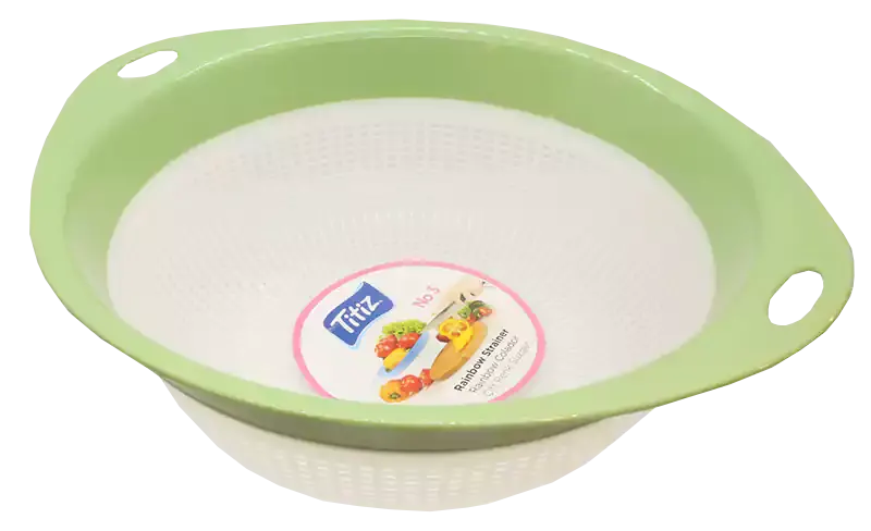 Titiz Plastic Food Strainer Size 3 - Green