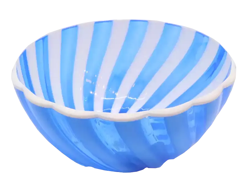 Titiz Round plastic bowl 4 liters - blue