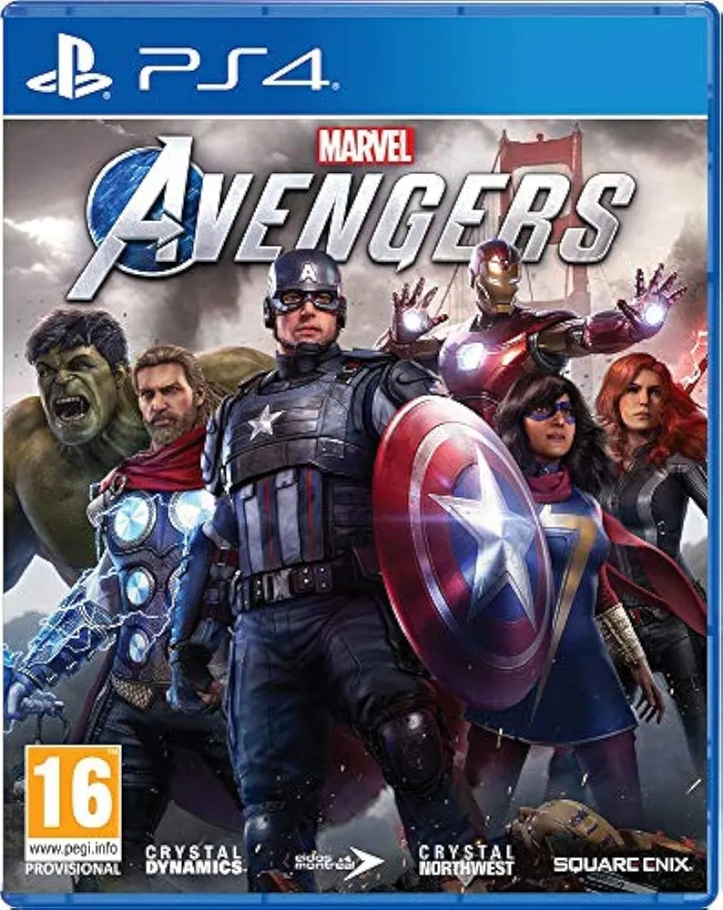 Marvel's Avengers DVD game, for PlayStation 4